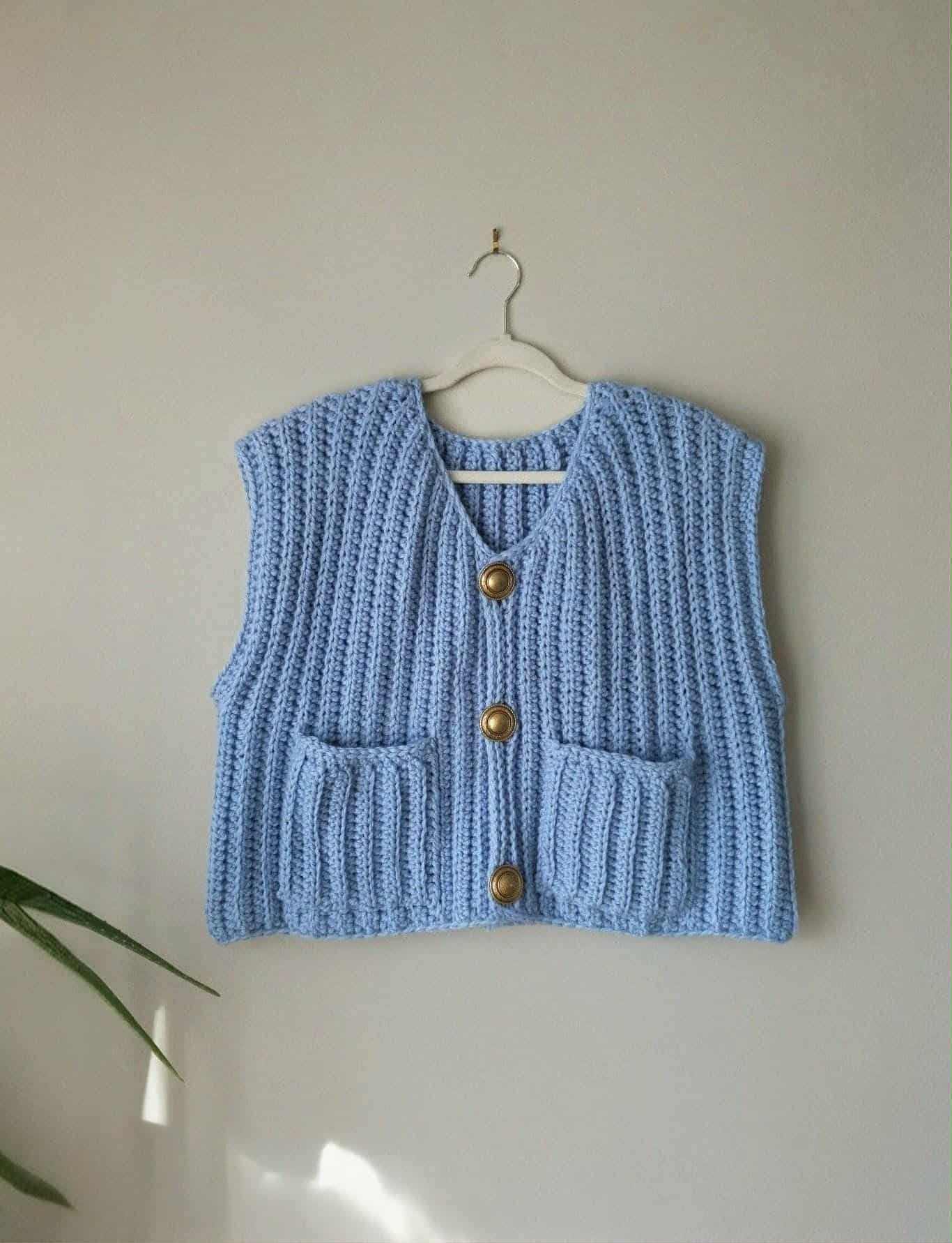 A. Beverly vest- crochet pattern