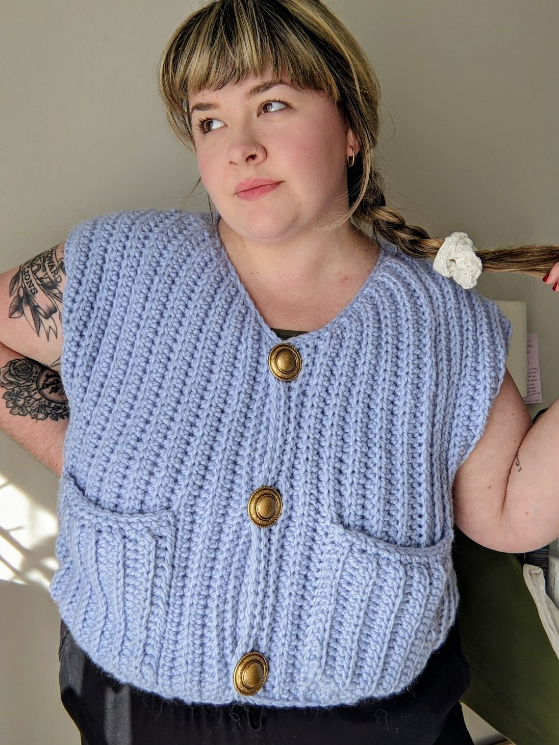 A. Beverly vest- crochet pattern