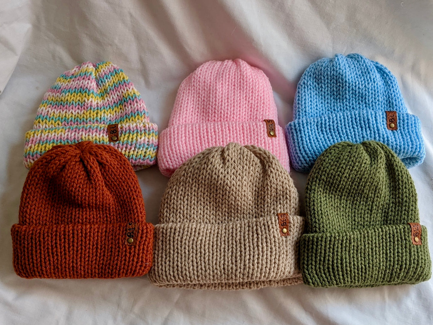 Knit beanies