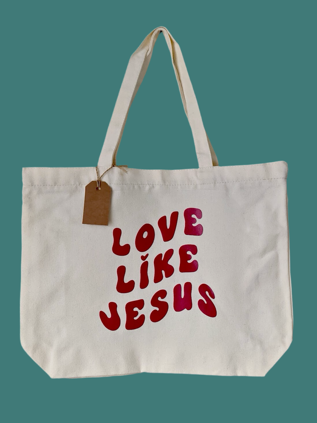 Love like Jesus tote