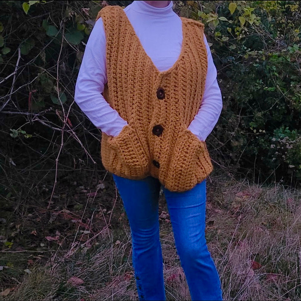 A. Beverly vest- crochet pattern